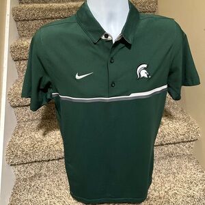 Like new - NIKE dri-fit *Michigan State Spartans* casual golf ⛳️ polo shirt - S